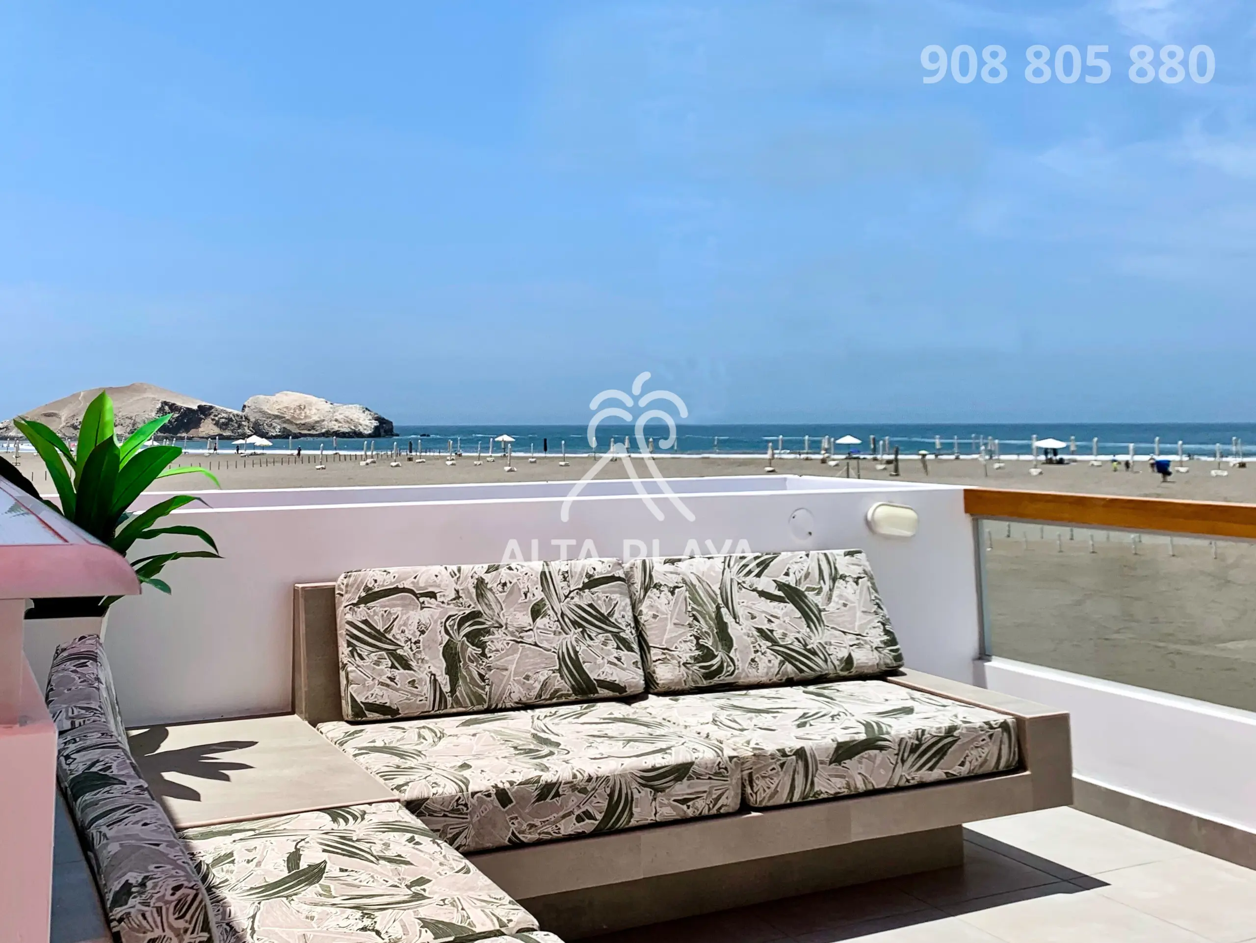 Casa de playa frente al mar en Puerto Viejo